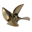 Copper Racing Boat 6717 4-Blade Propeller For 6.35mm 1/4" Prop Shaft Boat