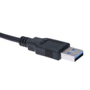 7+9pin SATA to USB 3.0 Drive Converter Adapter Cable for 1.8inch HDD SSD