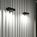 Solar Light PIR Motion Sensor 12LED Street Lamp Lantern Wall Light (Black) A