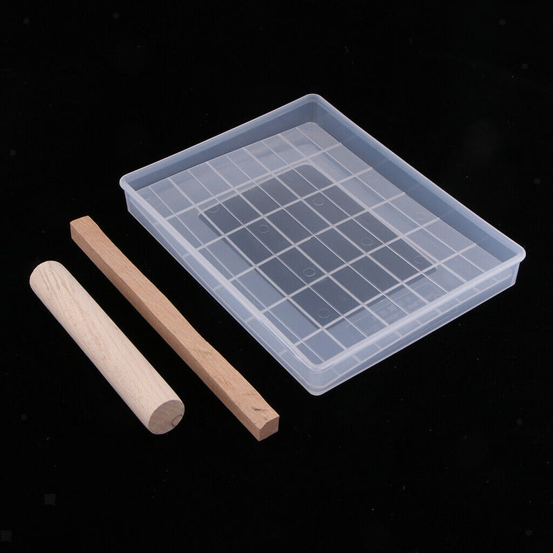 1 Set Nougat Making Tools, Food Use Grade Plastic Mold, Non-stick Mat, Wood