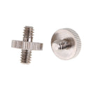 1/4 Male To 1/4 Male Threaded Metal Screw Adapter For Tripod Monopod