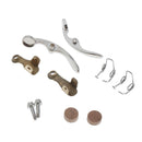 4 Set Trumpet Water Key Valve Spring Screws Water Key Holders Kits