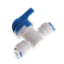 1/4''Inline New Ball Valve Quick Connect Shut Off forRO Water Reverse Osmosis â„–[