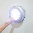 3 LED Touch Night Light Home Cabinet Car Tap Stick On Battery Powered Lamp SP