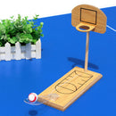 Mini Desktop Basketball Game Tabletop Portable Basketball Game Wooden Fun S