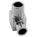 Billet 90 Deg Heater Hose Fitting 5/8 1/2 inch NPT for Chevy 283 305 307 327 350