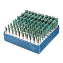 100x Abrasive Rubber Polishing Head, Polishing Abrasion Kit Tool