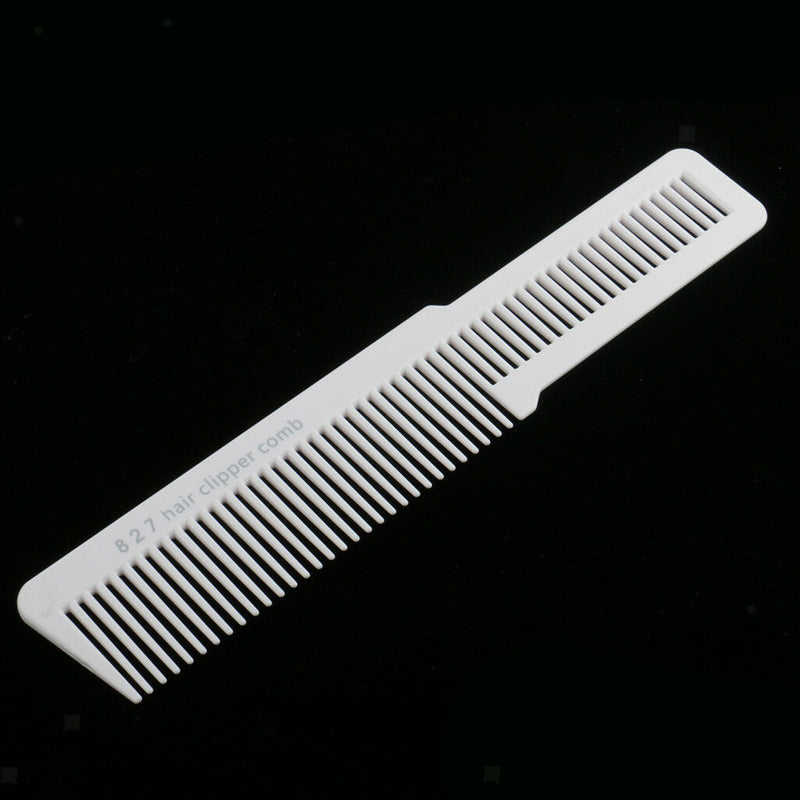 Professional Flat Top Comb Hair Care Stylist Hair Cutting Tool White