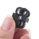 5pcs attach nylon shackle carabiner d-ring clip webbing backpack buckle ME