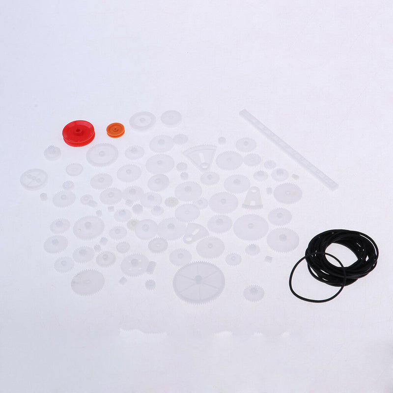 Kids Technology Science Educational Toys DIY Crown Fan Shape Gear Wheel 81Pc