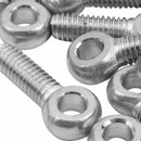 M6 x 20mm 304 Stainless Steel Machinery Shoulder Lifting Eye Bolt 30 Pcs H1W2