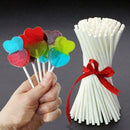 100x Lollipop Lolly Stick Party Supply Candy Chocolate Cake Making Mold C7L4