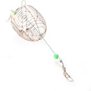 Hot Small Bait Cage Fishing Trap Basket Feeder Holder Stainless Steel WireBRY*TO