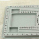 Flocked Bead Board Necklace Design Tray Organizer Jewelery TOP DIY Craft Ma R7C0