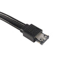Power Esata (eSATAp) to Sata Cable Dual Power USB 12V 5V Combo to 22 Pin (7 P5D4