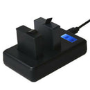 Dual LCD Display Battery Charger For Canon LP-E10 T6 T5 T3 EOS 1100D 1200D IPC