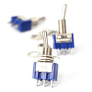 5Pcs Metal AC ON/OFF SPDT 2 Position Latching Toggle Durable Switch JR