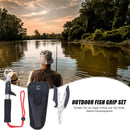 Outdoor Portable Stainless Steel Fishing Pliers Fish Grip Tackle Set w/ Bag