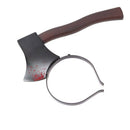 Plastic Hatchet Across the Head Halloween Cross Head Ax Hairband Headband B W9E3