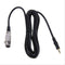 10FT XLR 3 Pin Female to 1/8" 3.5mm Stereo Jack Microphone Audio Cord CableS Bj