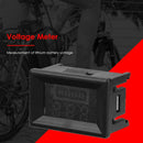 5-100V Digital Dual Display Voltmeter Lithium Battery Voltage Meter Tester
