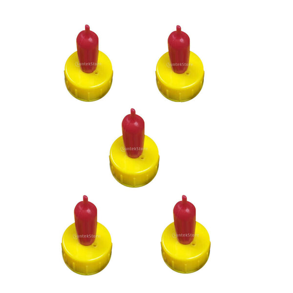 5 Pcs Silicone Lamb Nipples Screw on Bottle Teat