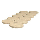 8 Large Self Stick Furniture Felt Sheets 12 Round Felt Pads To Protect HardwW8C5