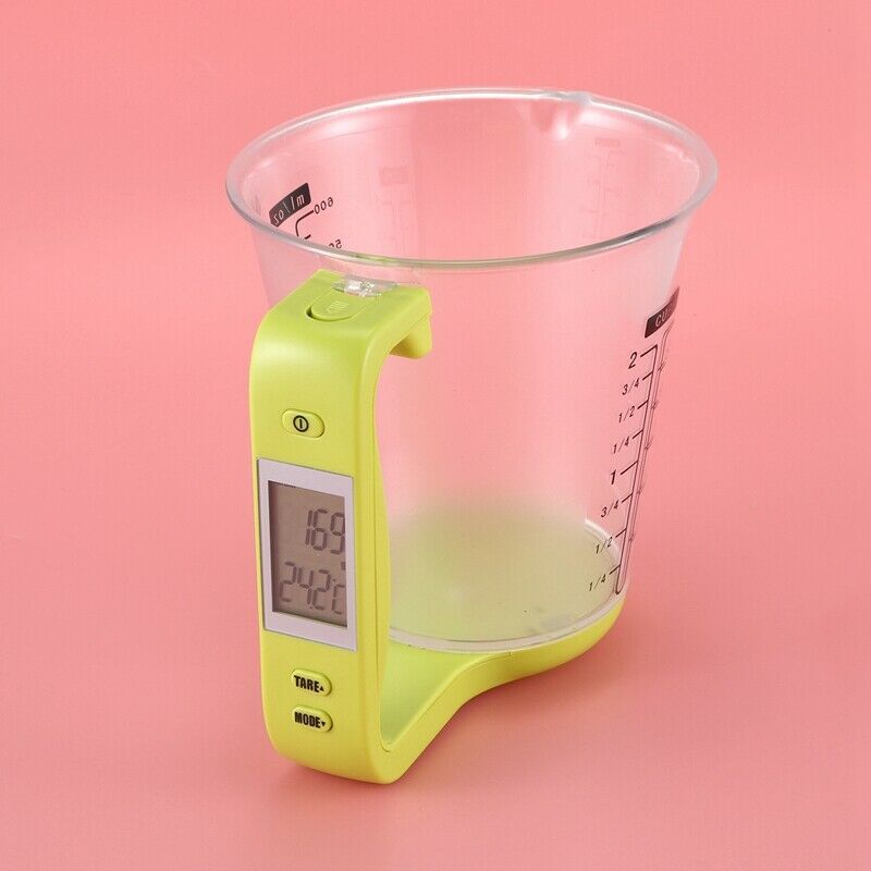 Measuring Cup Kitchen Scales Digital Beaker Libra Electronic Tool Scale Wit F7B7