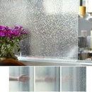 Mosaic PVC Waterproof Anti Oil Frosted Opaque Glass Window Decorative Film
