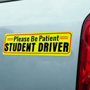 Set Of 3 Student Driver Magnet Highly Reflective New Driver Vehicle Bumper  L8Y4