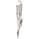 Women Fashion Punk Rock Leaf Chain Tassel Dangle Ear Cuff Wrap Earrings Ear Clip