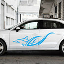 1 Pair Car Stickers Dolphin Totem PVC Vinyl Auto Body Side Decals Graphic