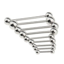 9Pcs Body Piercing Jewelry Tongue Eyebrow Lip Barbell Labret Stud Ball Rings