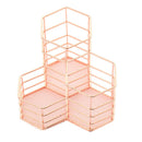 Pen Cup Holder For Desk Tidy Hexagon iron Hollow Makeup Brush Organizer Sta