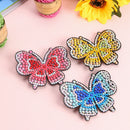 3pcs DIY Full Drill Diamond Painting Hairpin Butterfly Women Girls Headwear