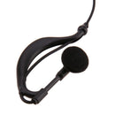 Black 2.5mm G-Hook Interphone Earpiece Earphone Walkie Talkie Single Ear He