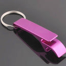 1x Metal Openers Key Chain Keychain Ring Beer Bottle Can Opener Beverage 3C