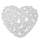 Heart DIY Cutting Dies Stencils Scrapbook Embossing Album Card Gifts (2pcs)