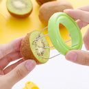2 in 1 Multifunctional Creative Mini Fruit Kiwi Cutter Peeler Kitchen Gadge E9U2