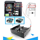 5.25 to 3.5 inches Computer Optical Bay Drive Slot Case Adapter Mounting