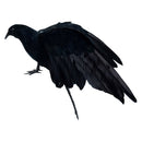 3xRealistic Crow Statue Artificial Bird Raven Sculpture Home Garden Yard Decor
