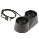 Charger for PS4 VR Move Dual Charging Station for 2 Controllers, Fast Charge