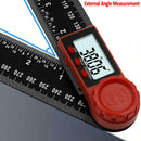 2in1 Digital Protractor Angle Finder Ruler Crown Trim Woodworking 7" 200mm 2019