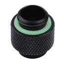 10mm G1/4 External Thread Hose Connector for PC Water Cooling(Black) A