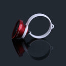 New Red Universal Clip 3In1 0.67X Fisheye Macro Wide Angle Lens for phones