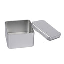 5 Pieces 90x90x55mm Small Square Tin Boxes Metal Storage Box Jewellery Watches
