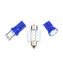 13x Blue Car LED Lights Interior Package Kit for Dome License Plate Lamp BuS Hn