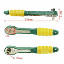 Mini 1/4 Head Screwdriver Pole 6.35mm Inner Hexagon Ratchet Socket Wrench w