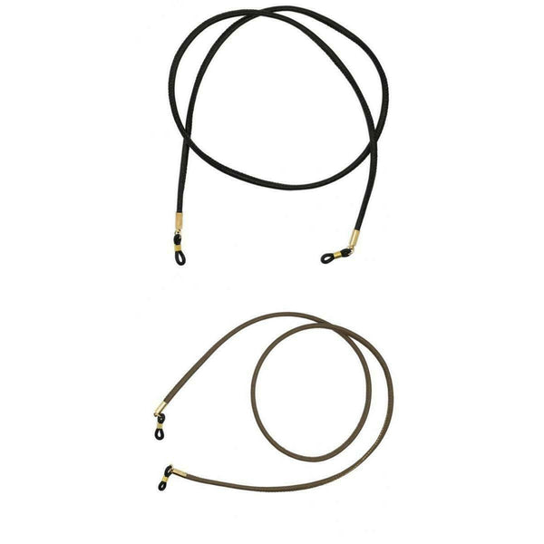 2x Soft PU Leather Reading Eyeglass Strap Holder Retainer Lanyard For Women Men