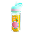 500Ml Portable Glass Water Bottle with Straw Leak-Proof Cute Sport Bottles